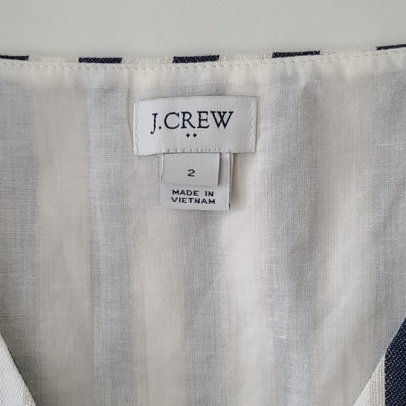 J Crew Factory Button Front Dress - Picture 2 of 3